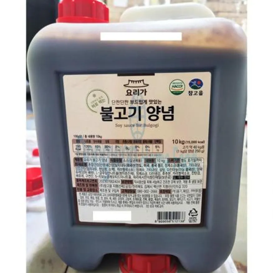 (16:30마감(D) 간장불고기양념(참고을_요리가/10kg)EA 이미지