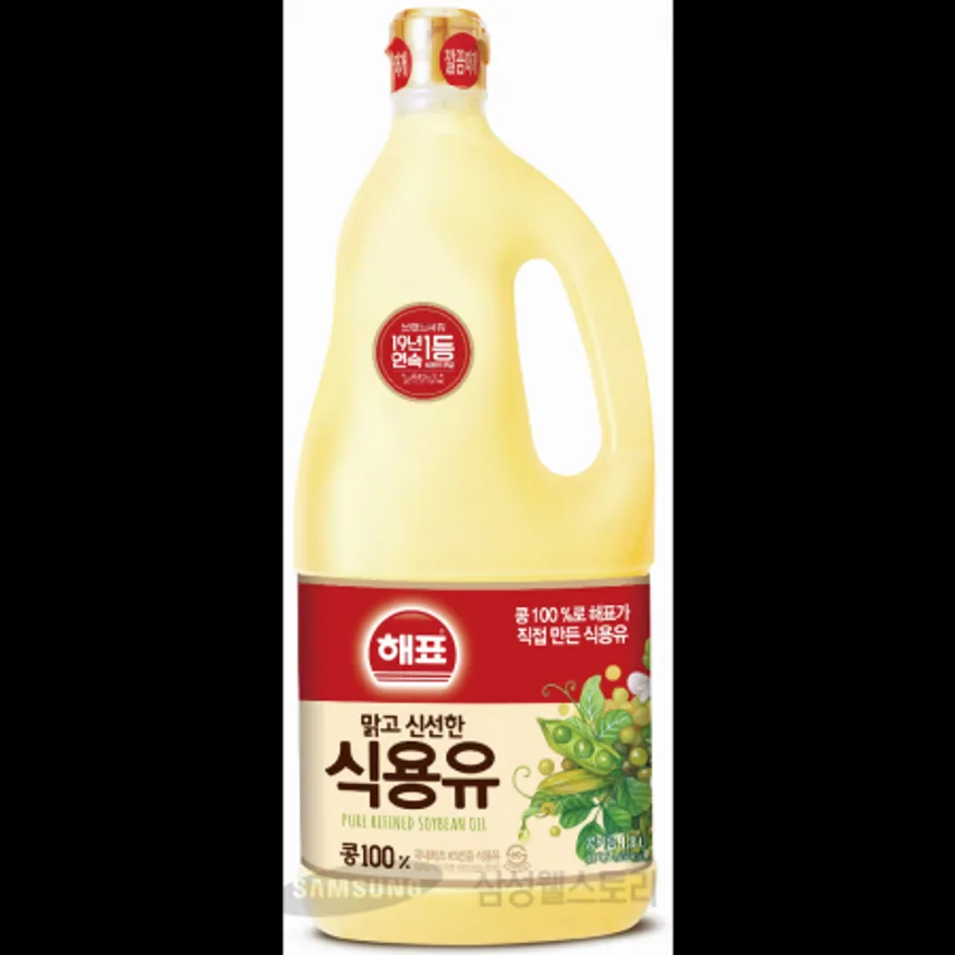 (16:30마감)식용유,대두:외국산,해표,1.8L/EA 이미지