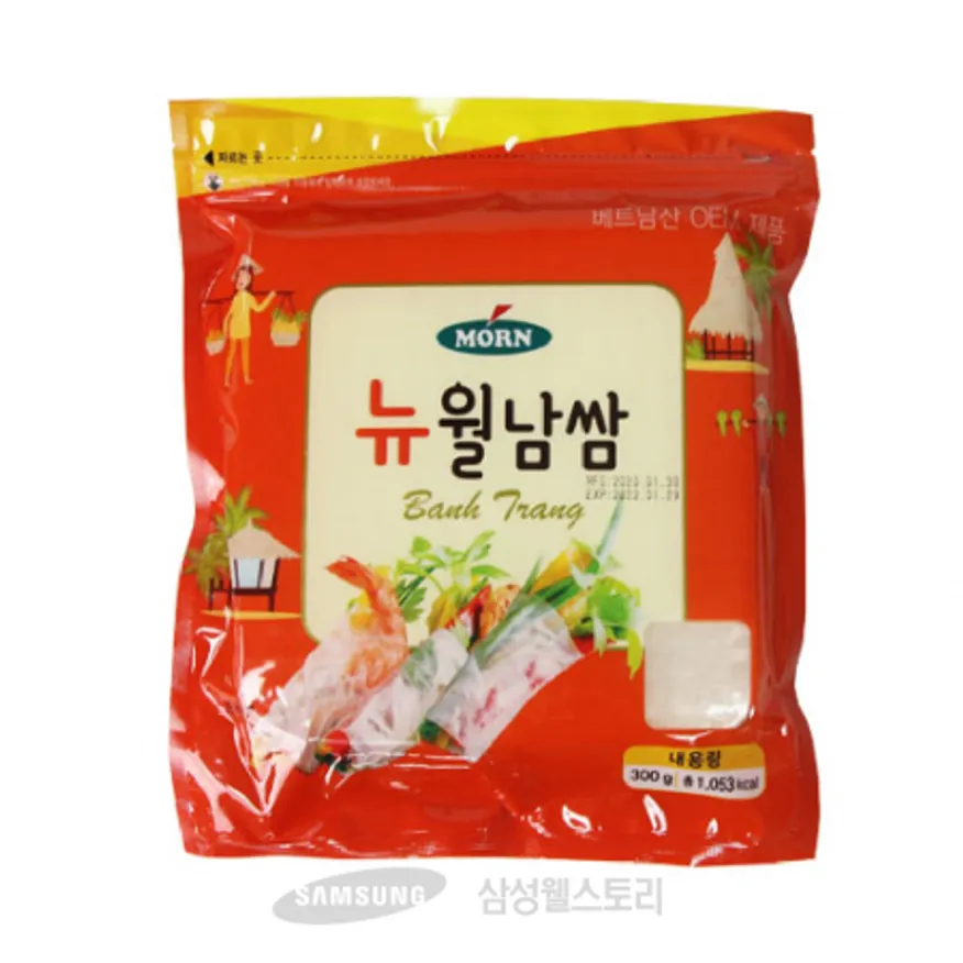 (16:30마감)라이스페이퍼,외식,베트남산,사각,16CM,몬,300G/PAC 이미지