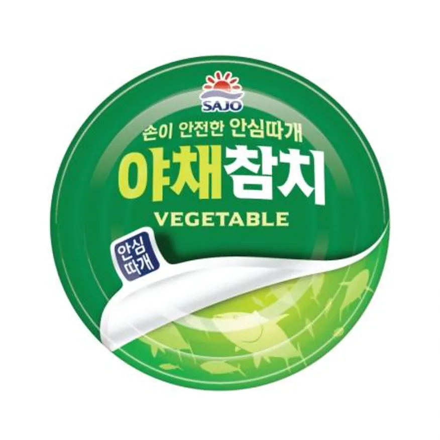 (16:30마감(D) 야채참치(사조대림/안심따게/100g)EA 이미지