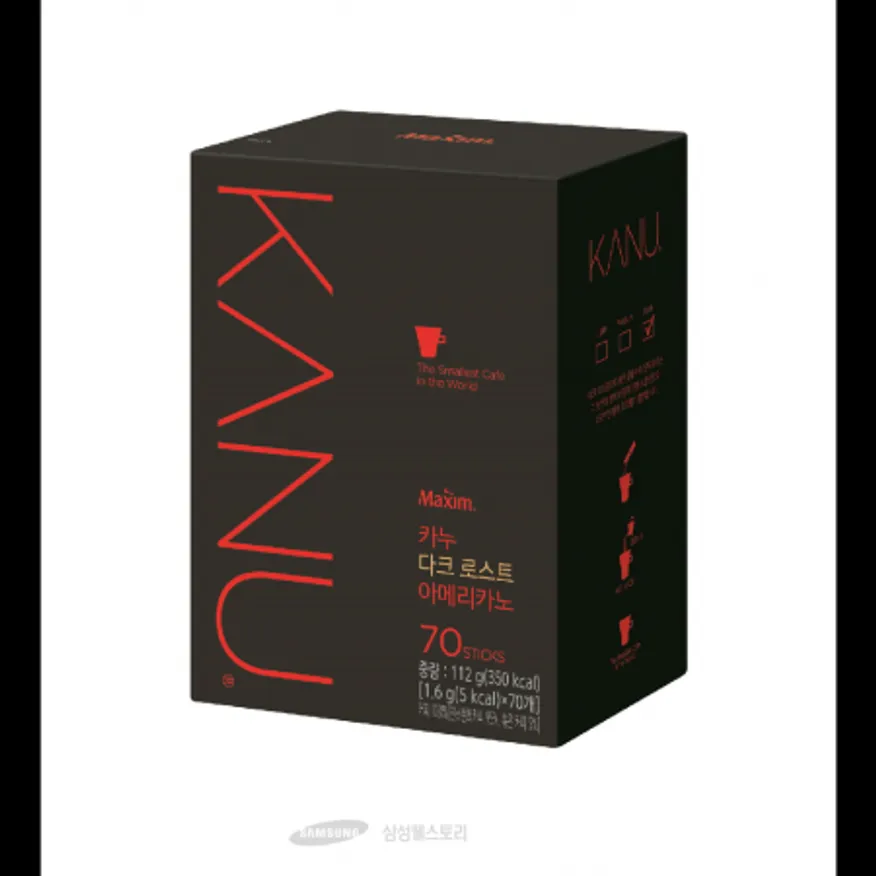 (16:30마감)맥심카누다크로스트(카누/112G(1.6G*70EA)/PAC) 이미지