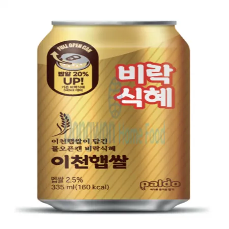 (16:30마감(D) 이천햅쌀비락식혜(팔도/335ML*24EA)BOX 이미지