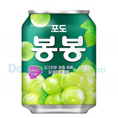 (16:30마감(D) 포도봉봉(해태/CAN/238ML*12입)BOX 이미지