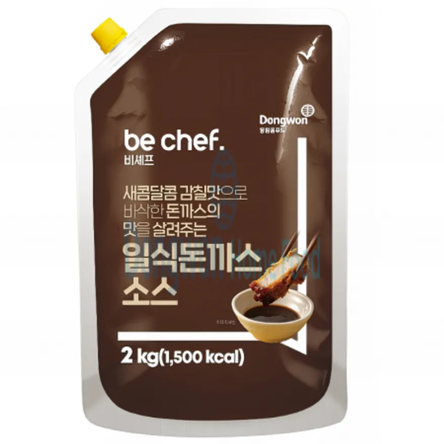 (16:30마감(D) be chef. 일식돈까스소스(2KG/동원홈푸드)EA 이미지