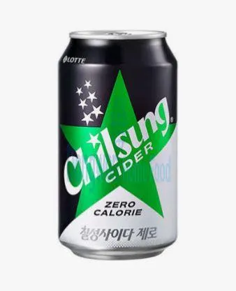 (16:30마감(D) 칠성사이다제로(롯데칠성/355ML*24입/업소용)BOX 이미지