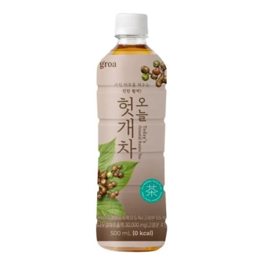 (16:30마감(D) 오늘헛개차(그로아/500ML*20EA)BOX 이미지
