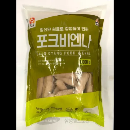 (16:30마감)포크비엔나소시지(사조오양/1KG(20G*50EA)/EA/돈육:외국산) 이미지
