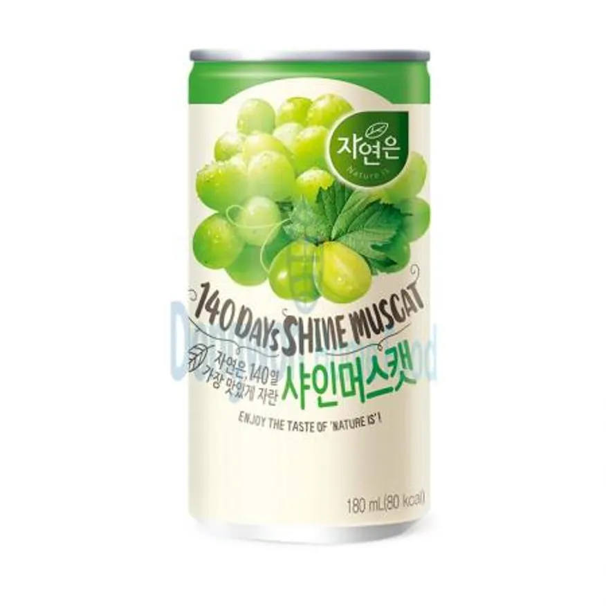 (16:30마감(D) 자연은샤인머스캣(웅진/캔/180ML*30EA)BOX 이미지