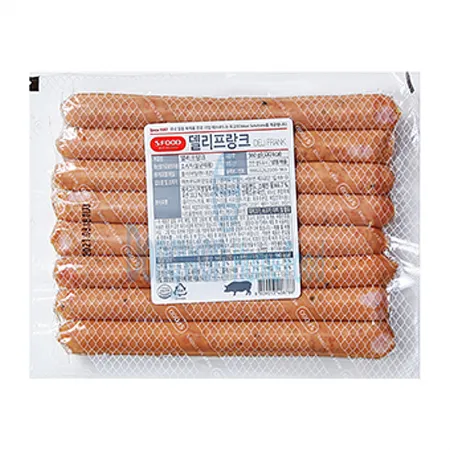 (16:30마감(D) 델리프랑크(에쓰푸드/70g*8입/돼지고기:외국산,국산/560g)EA 이미지