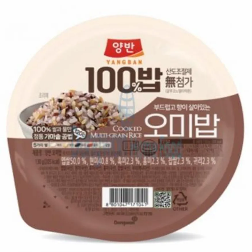 (16:30마감(D) 양반오미밥(멥쌀:국산/가마솥/동원/130G)EA 이미지