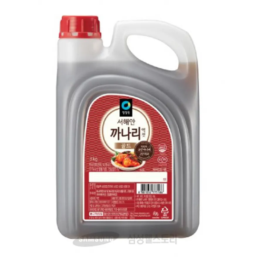 (16:30마감)까나리액젓(청정원/3KG/EA/까나리:국내산) 이미지