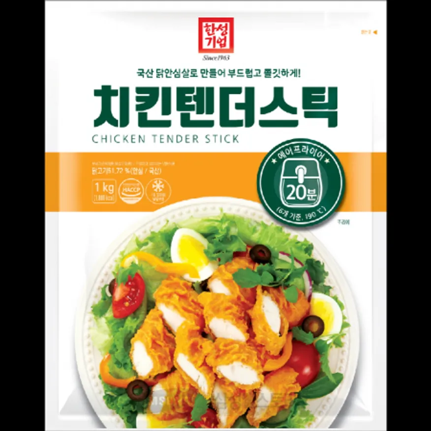 (16:30마감)치킨텐더스틱(안심)(한성기업/1KG(약18~20EA)/PAC/계육:국산) 이미지