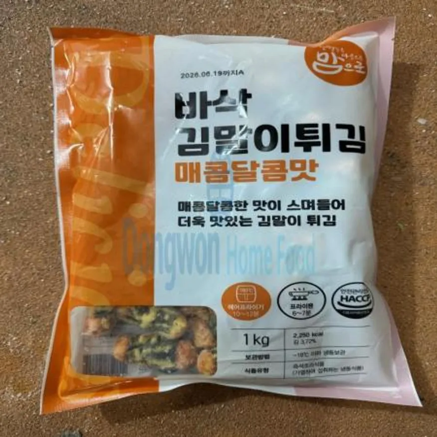 (16:30마감(D) 김말이튀김(매콤달콤맛/도야지/냉동/1KG)EA 이미지