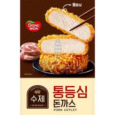 (16:30마감(D) 수제돈까스(동원/등심:외국산/500g(100g*5EA))EA 이미지