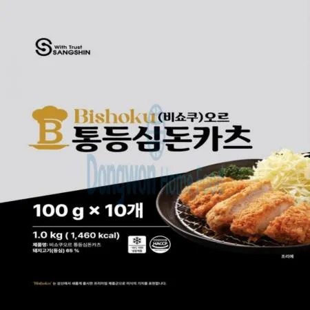 (16:30마감(D) 비쇼쿠오르통등심돈카츠(상신/돼지고기:국산/100g*10입)EA 이미지