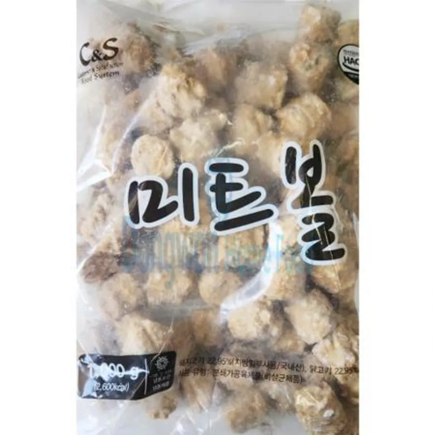 (16:30마감(D) 미트볼(씨엔에스/돼지고기:국산,닭고기:국산/1kg)EA 이미지