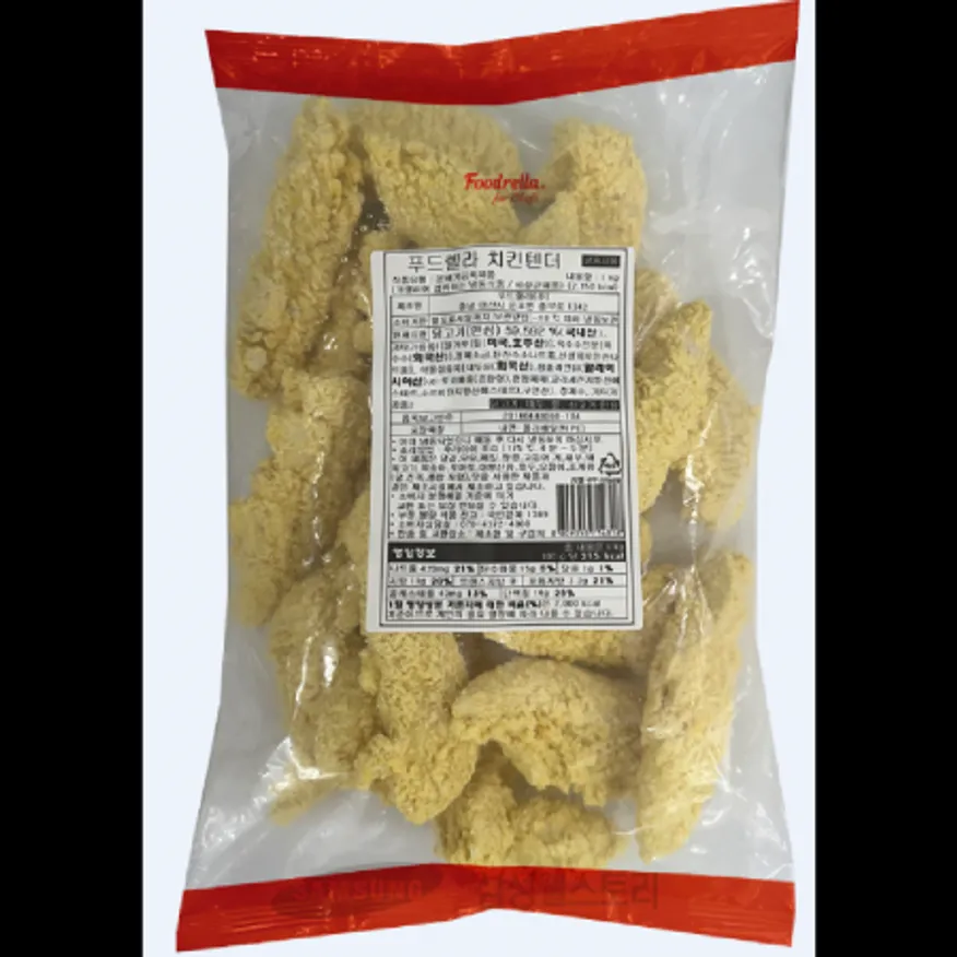 (16:30마감)냉동치킨텐더,국산,푸드렐라,1KG(약20EA)/PAC,약50G/EA 이미지