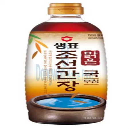 (16:30마감(D) 맑은조선간장(샘표/930ml)EA 이미지