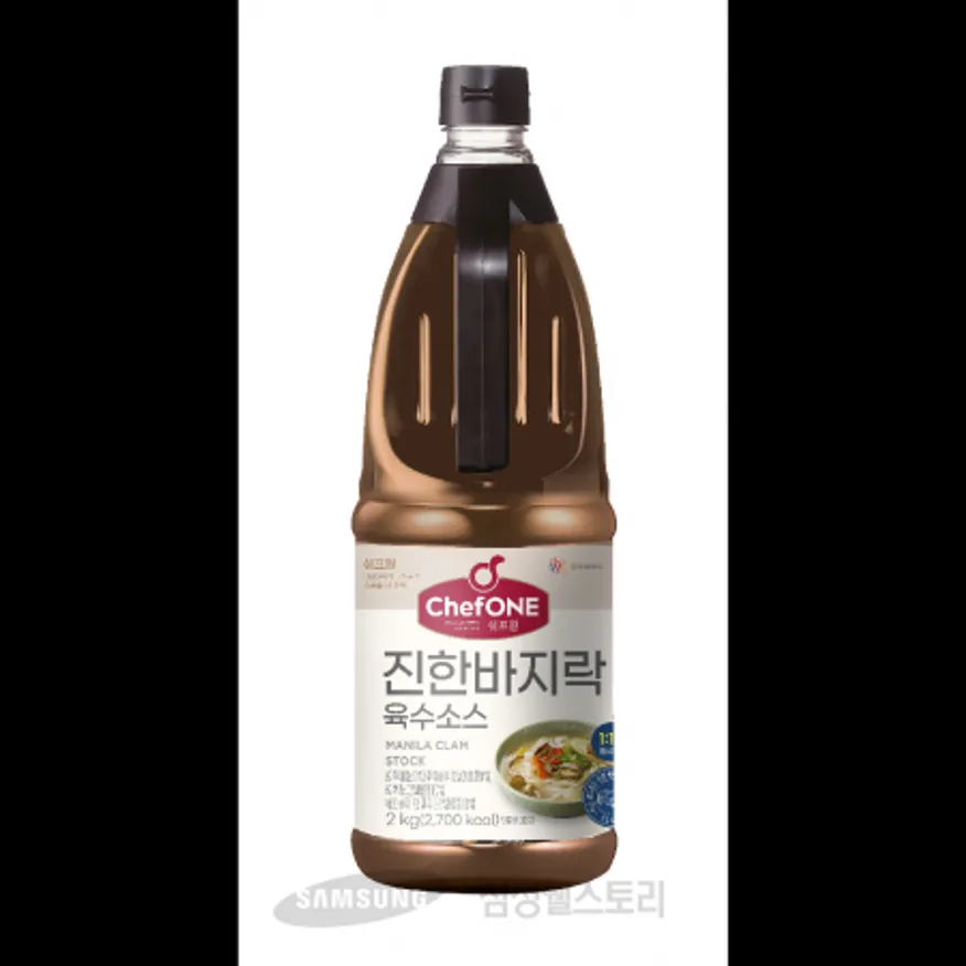 (16:30마감)쉐프원진한바지락육수소스(PET)(대상/2KG/EA) 이미지