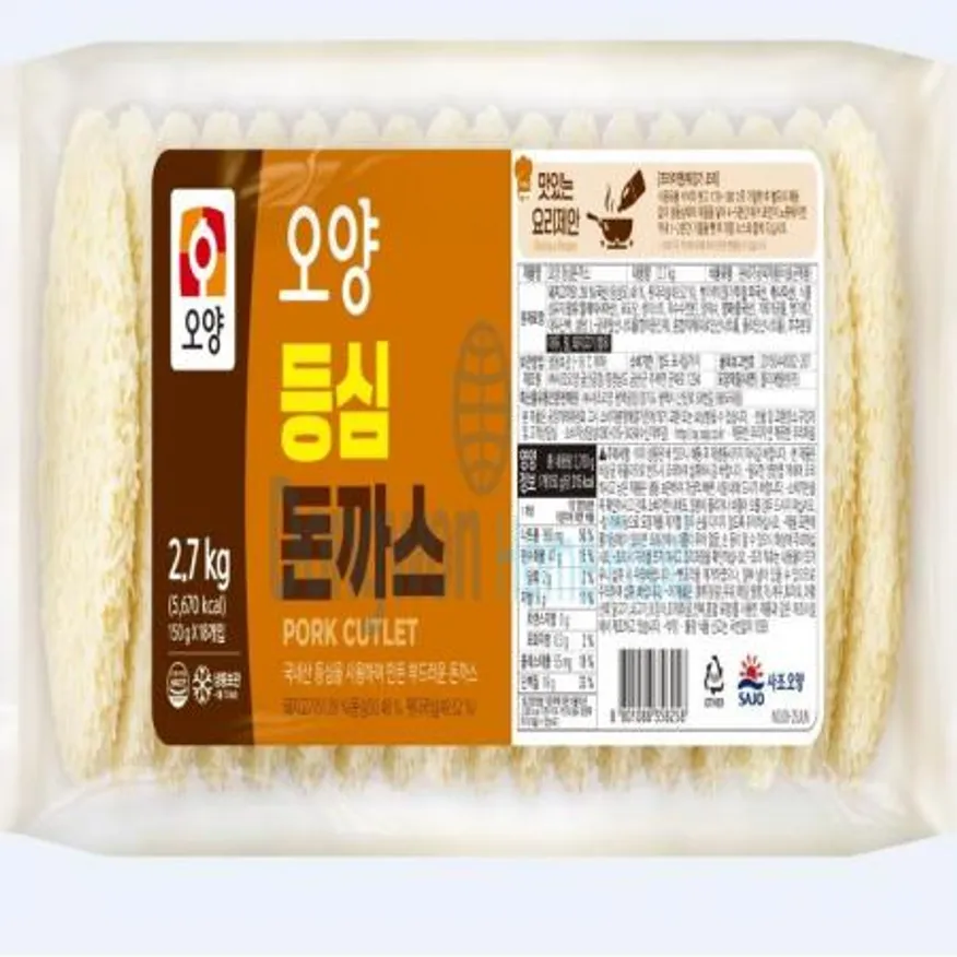 (16:30마감(D) 등심돈까스(사조오양/돼지고기:국내산/18장/2.7kg)EA 이미지