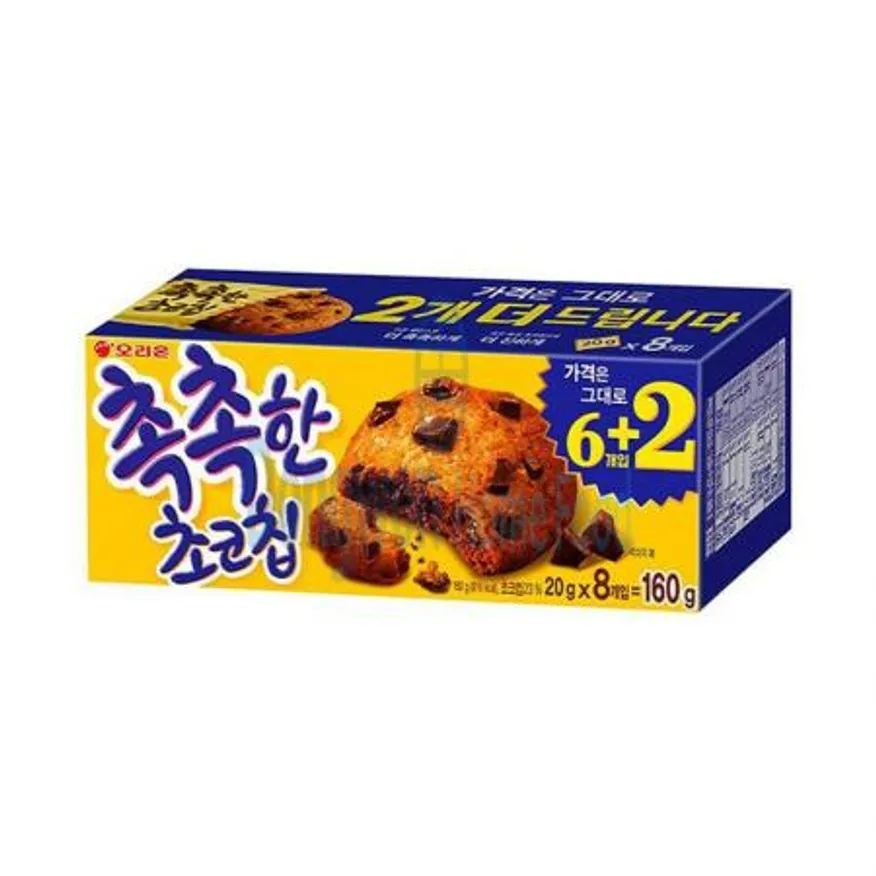 (16:30마감(D) 뉴촉촉한초코칩(오리온/160G/W)EA 이미지