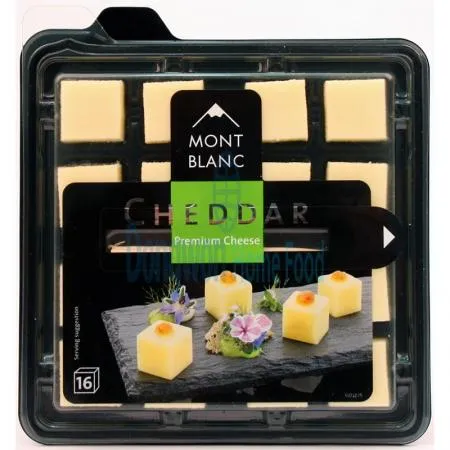 (16:30마감(D) 몽블랑체다치즈큐브(독일/제르미/냉장/체다50%/100g)EA 이미지