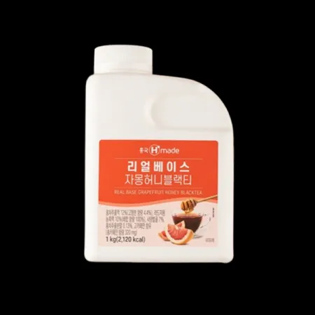 (16:30마감(L)리얼베이스허니자몽블랙티(맘스/1kg) 이미지