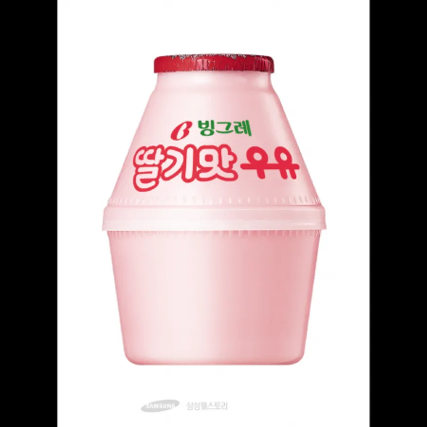 (16:30마감)딸기우유(빙그레/240ML/EA/원유:국내산) 이미지