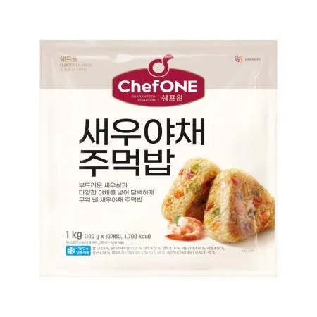 (16:30마감(D) 쉐프원새우야채주먹밥(쌀:외국산/대상/1KG)EA 이미지