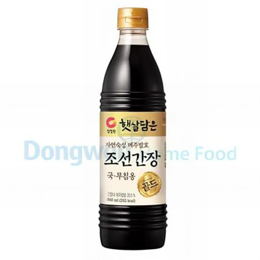 (16:30마감(D) 청정원햇살담은조선간장(대상/840mL)EA 이미지