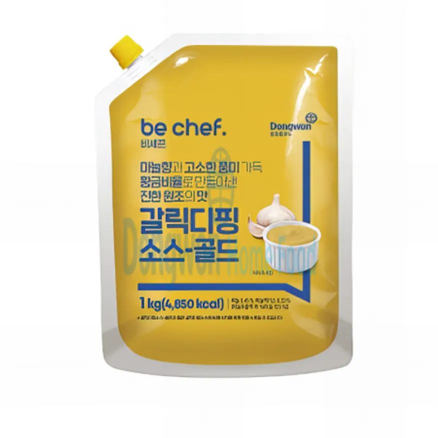 (16:30마감(D) be chef. 갈릭디핑소스-골드(1KG/동원홈푸드)EA 이미지