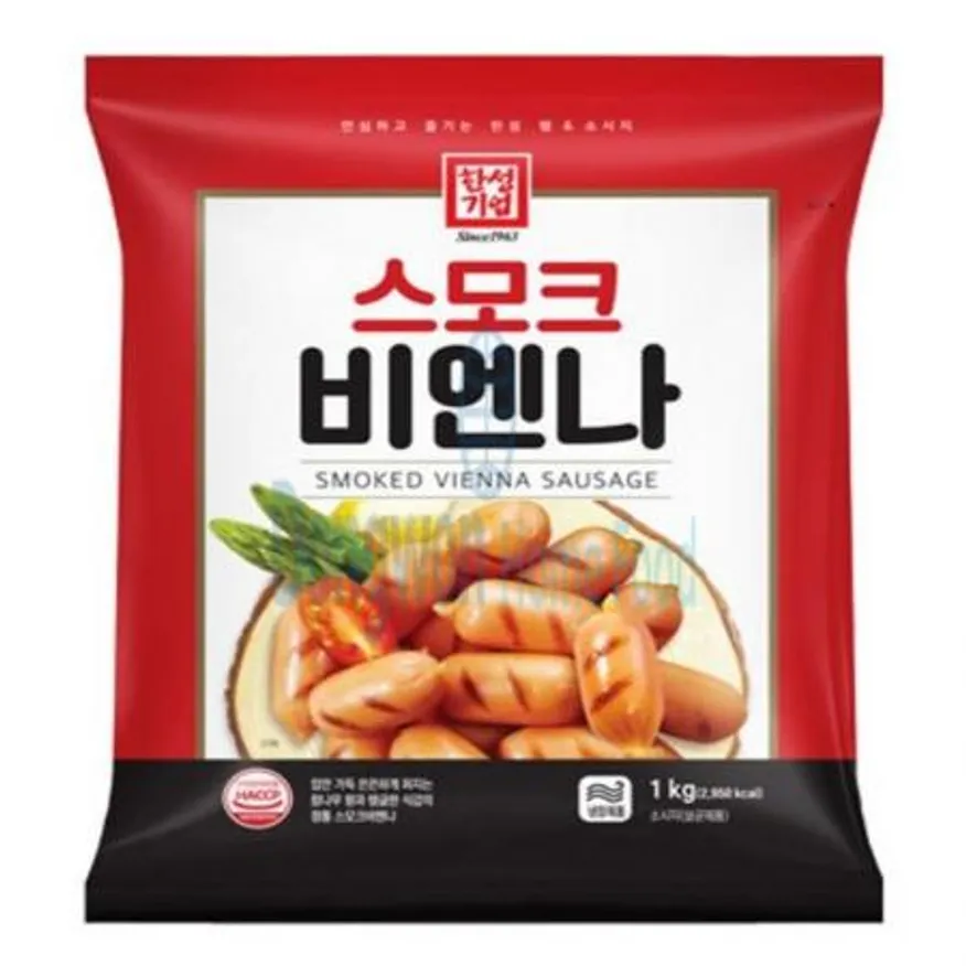 (16:30마감(D) 스모크비엔나소시지(한성/닭고기:국산,돼지고기:국산/1kg)EA 이미지