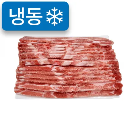 냉동돈삼겹살[7mm슬라이스](1kg내외/국내산)