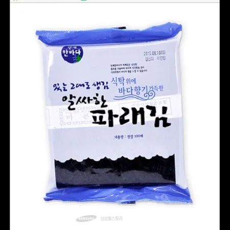 (16:30마감)파래김(100매/PAC/상/국내산) 이미지