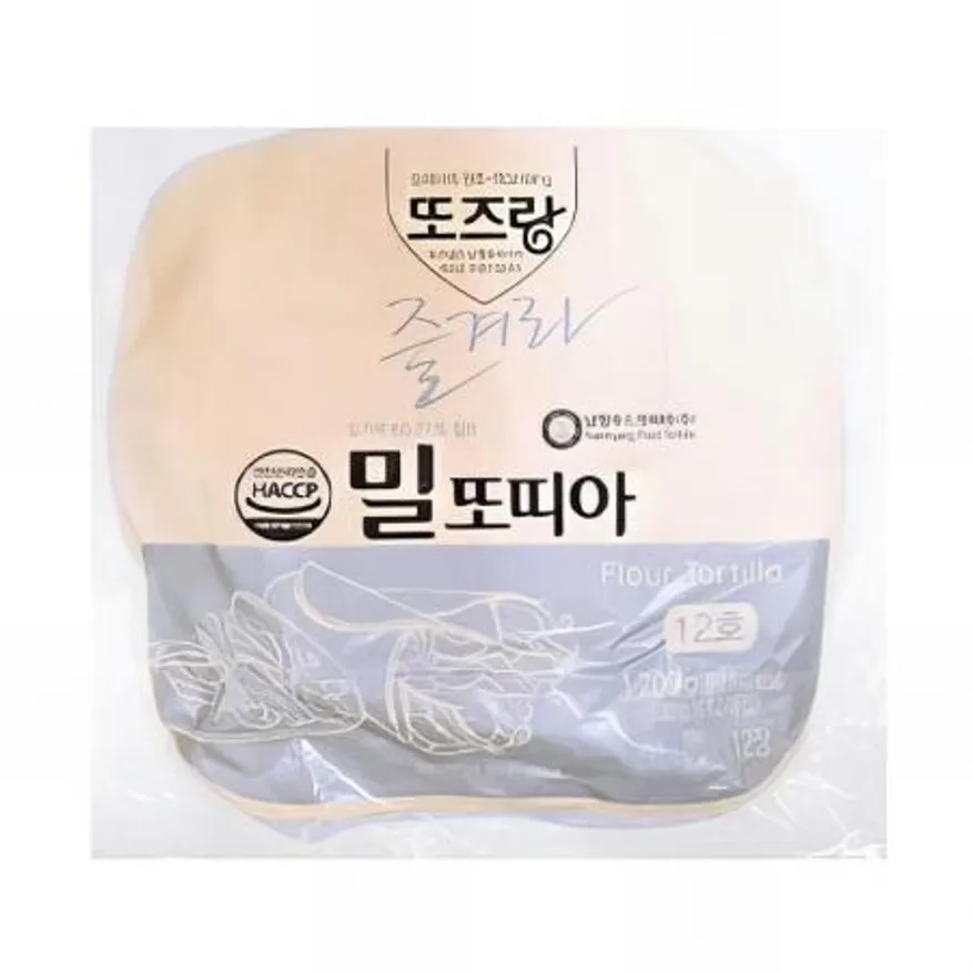 (16:30마감(D) 또띠아밀(남향푸드/냉동/12in/밀/12EA)EA 이미지