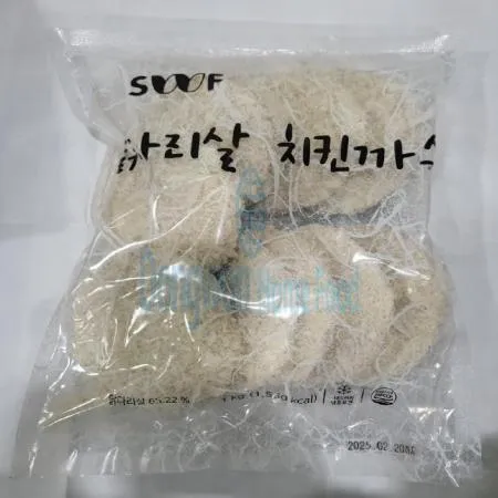 (16:30마감(D) 닭다리살치킨까스(성원/100g*10입/닭다리살:외국산/1kg)EA 이미지