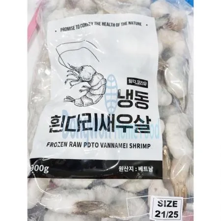 (16:30마감(D) 흰다리칵테일새우(외국산/냉동/생/21-25/900g)EA 이미지