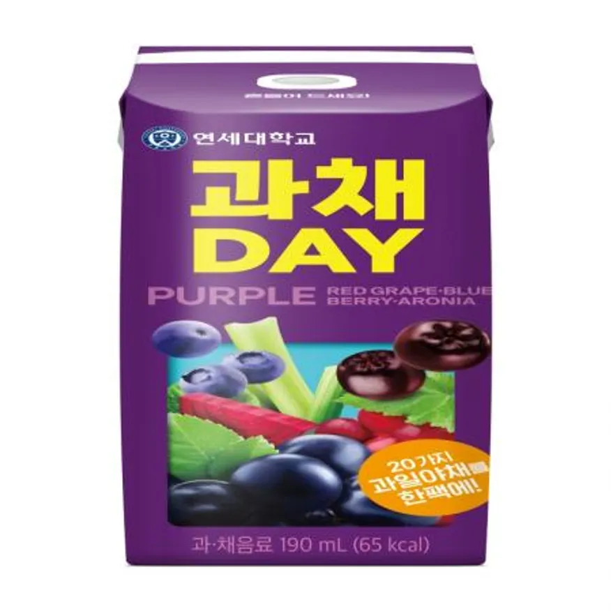 (16:30마감(D) 과채데이퍼플(연세유업/190ML)EA 이미지