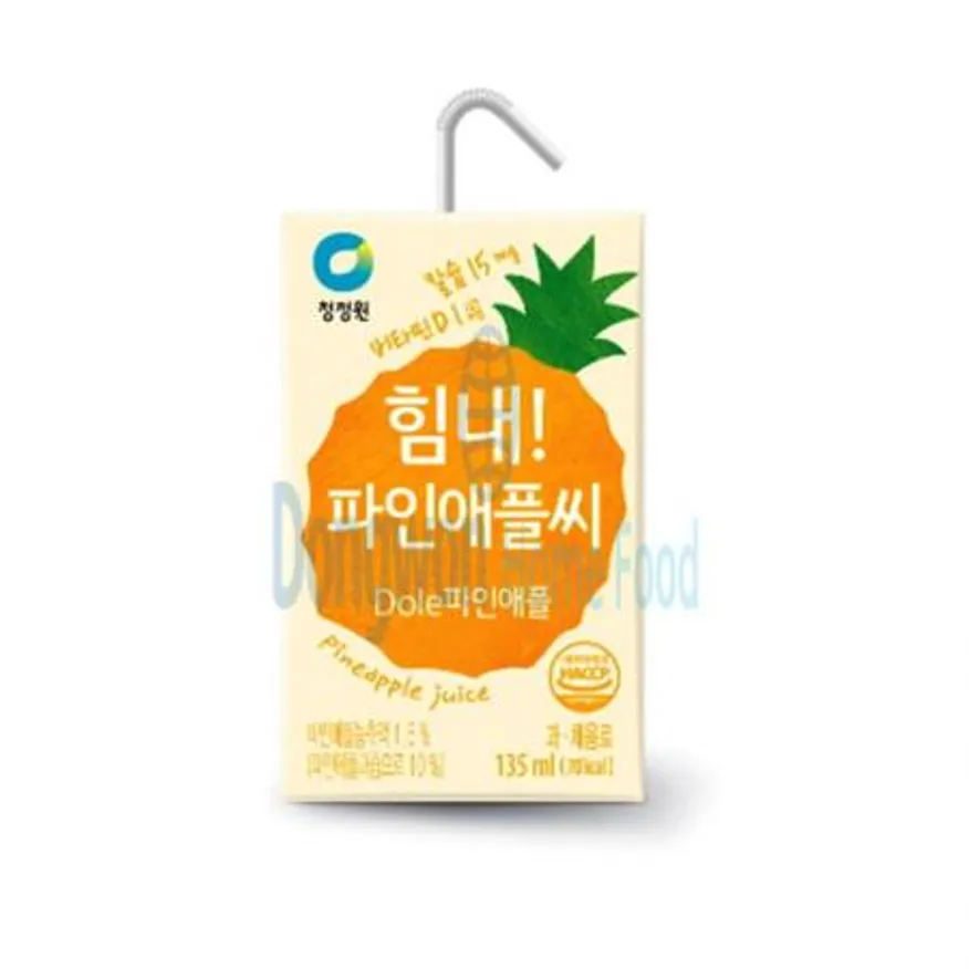 (16:30마감(D) 힘내파인애플씨(청정원/135ML*32EA)BOX 이미지