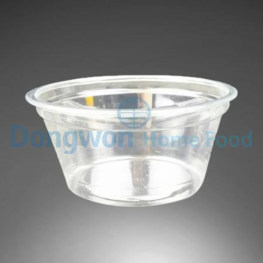 (16:30마감(D) 소스용기(용기만/Ø62*40mm/2oz/PET/투명/100입)EA 이미지