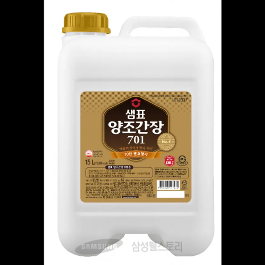 (16:30마감)양조간장701(샘표/15L/EA/대두:외국산) 이미지