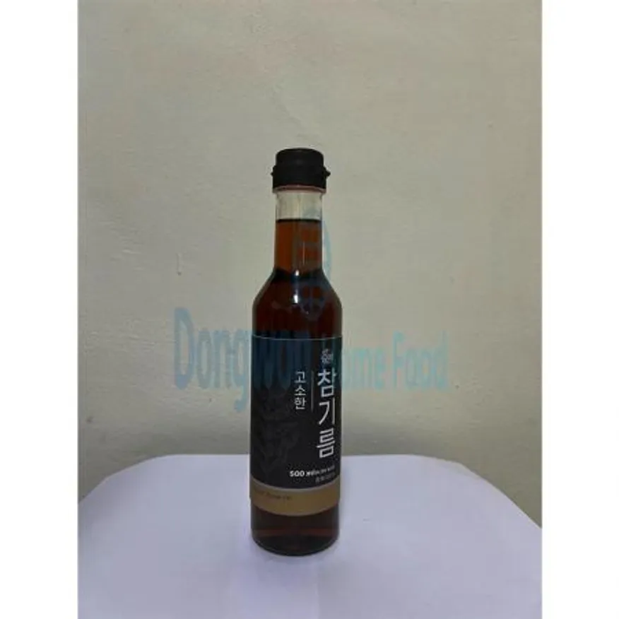 (16:30마감(D) 고소한참기름(참깨:국내산/맛뜨락/500ml)EA 이미지