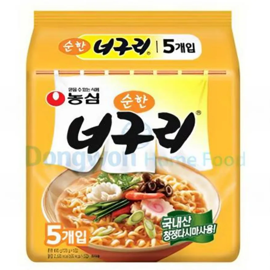 (16:30마감(D) 순한너구리라면(농심/120G*40입)BOX 이미지