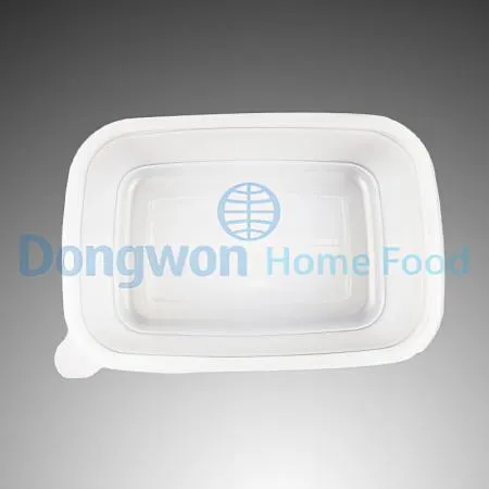 (16:30마감(D) 죽용기(사각/용기만/특대/190*135*H80mm/PP흰색/50입)EA 이미지