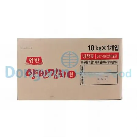 (16:30마감(D) 깍두기(국산/고춧가루:국산/양반(천)/약숙/10kg)BOX 이미지