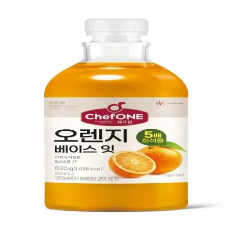(16:30마감(D) 쉐프원오렌지베이스잇(대상/830G)EA 이미지