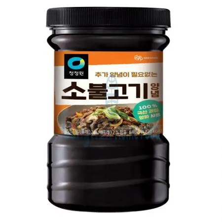(16:30마감(D) 청정원소불고기양념장(대상/840g/우육용)EA 이미지