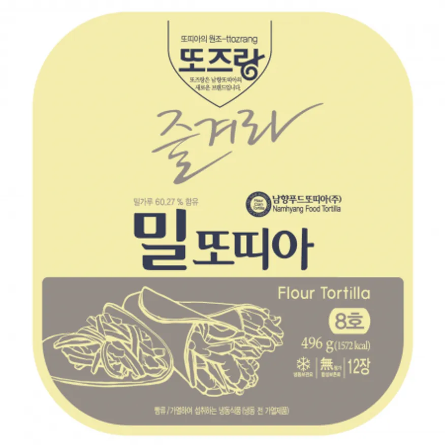 (16:30분마감)또즈랑 밀또띠아(냉동 8인치_12입 496g) 이미지