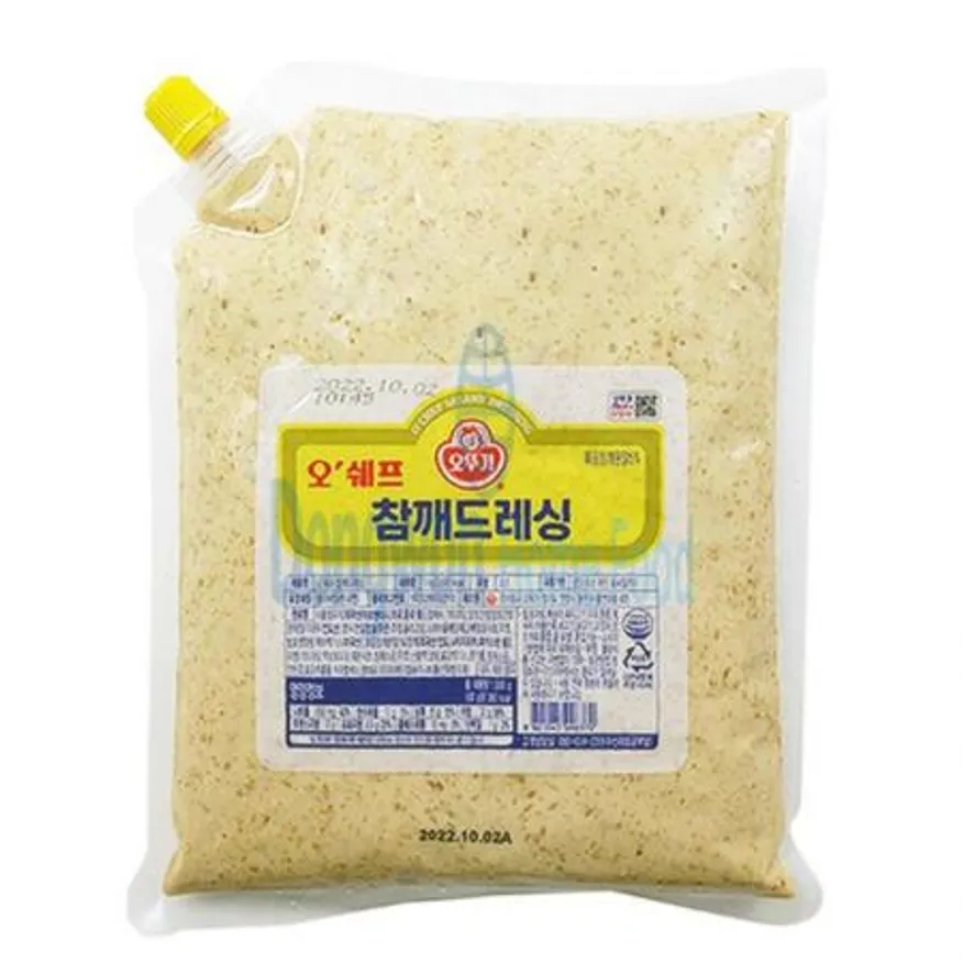 (16:30마감(D) 오쉐프참깨드레싱(오뚜기/1kg)EA 이미지