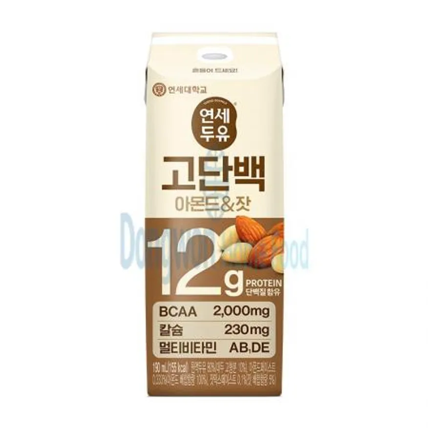(16:30마감(D) 고단백아몬드&잣두유(연세유업/190ML)EA 이미지